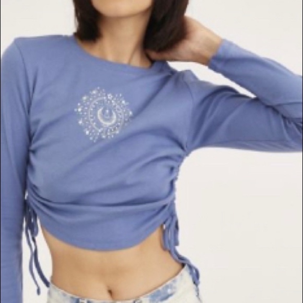 Urban Outfitters Ruched Long Sleeve